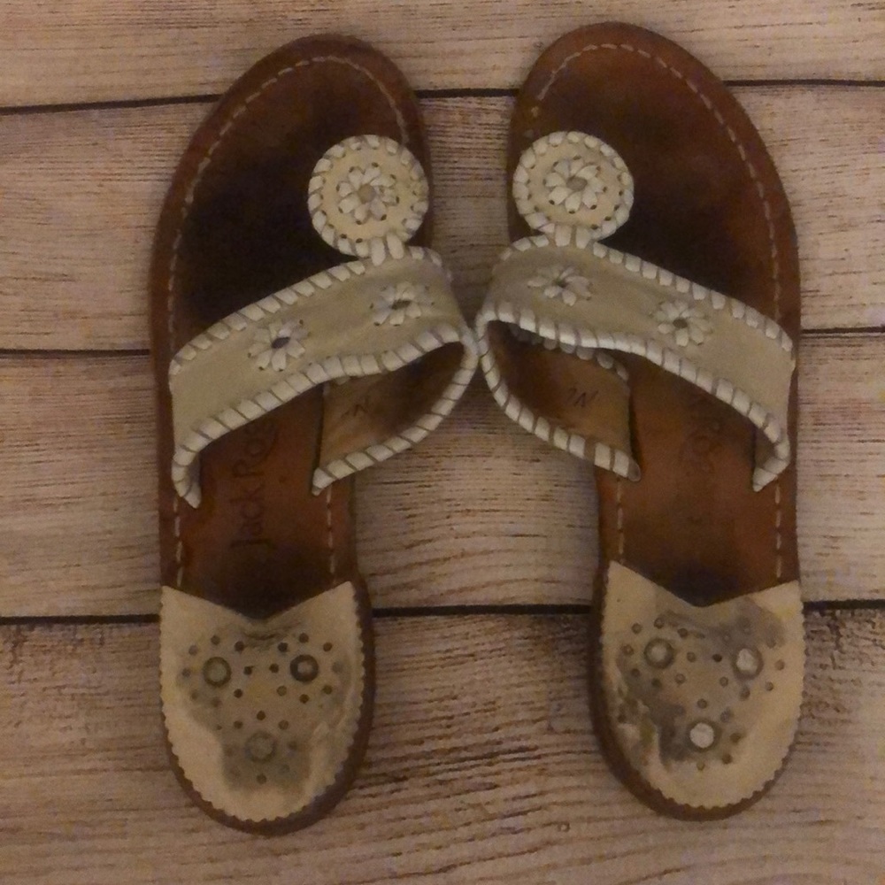 Cream Jack Rogers